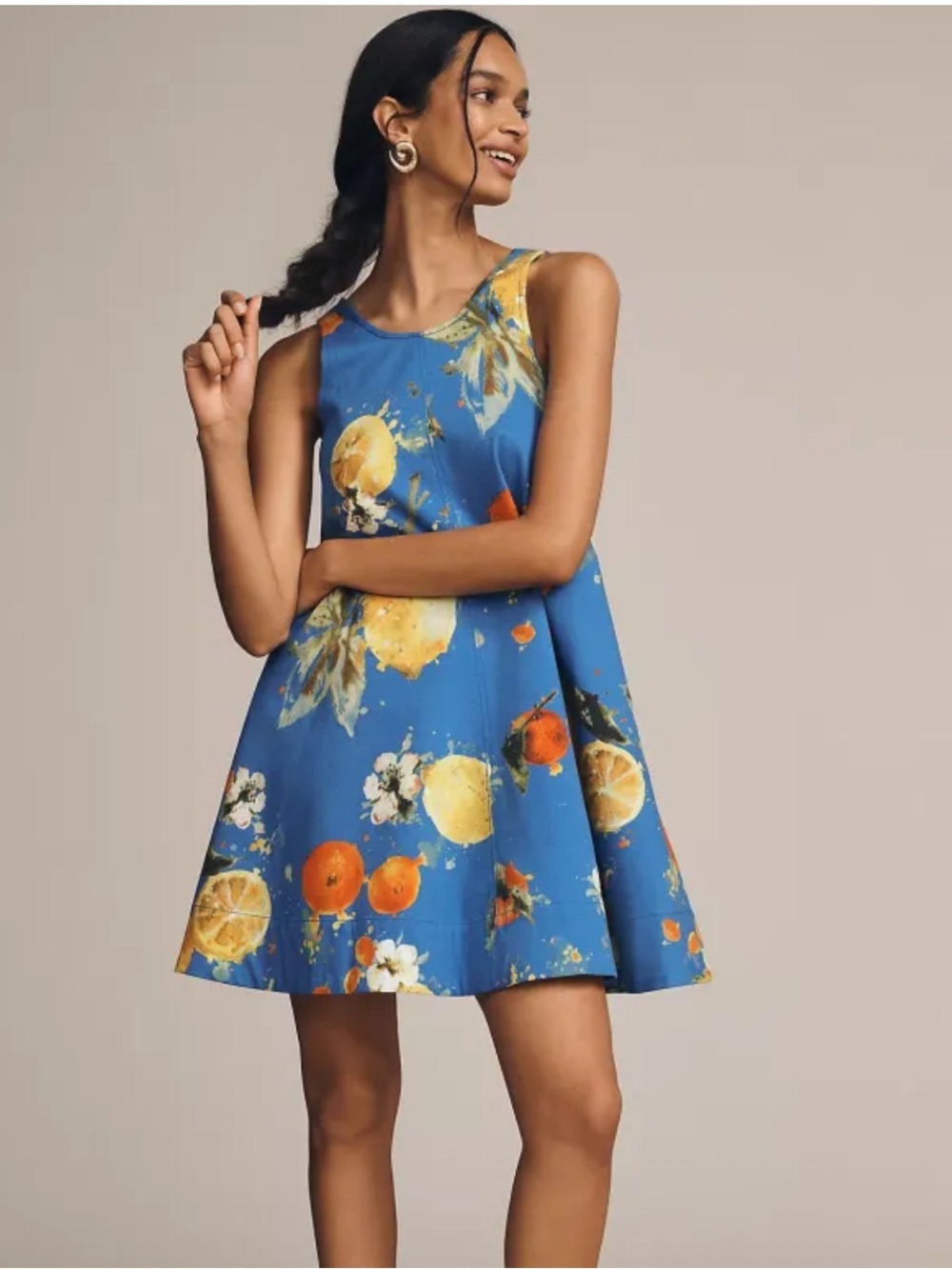Anthropologie Sapphire The Keiko Mini Dress by Maeve